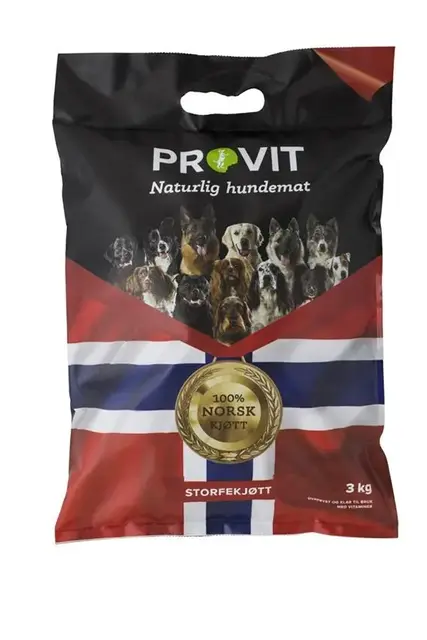 PROVIT Frossen Oksekjøtt 3kg 