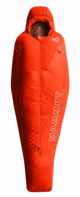 Mammut Protect down bag -18C L, Safety Orange 
