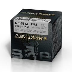 Sellier & Bellot kal 6,5x55 FMJ 140gr