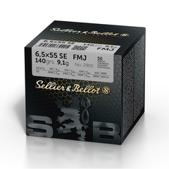 Sellier &amp; Bellot kal 6,5x55 FMJ 140gr