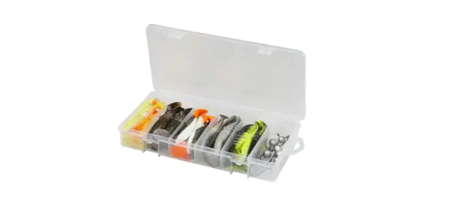 Cannibal Shad Kit 8-10cm Mixed 36pcs 