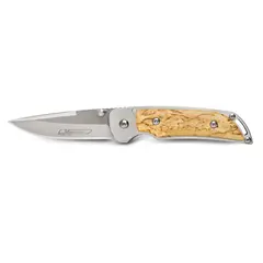 MFK Curly Birch Folding Knife - 8cm blad