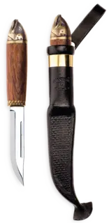 Salmon Knife - 11cm blad Wooden Gift Box
