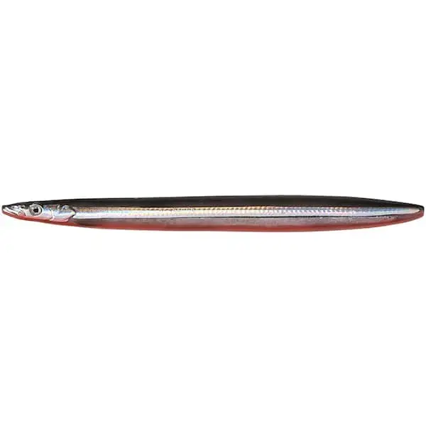 3D Line Thru Sandeel Black & Red 12,5cm 19g 