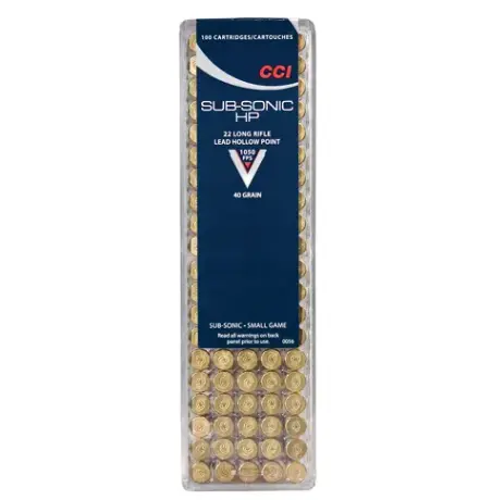 CCI 22 LR SUBSONIC 40GR.HP (100 pk.) 