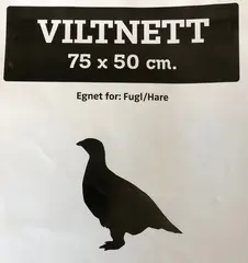 Viltnett 75x50cm for Fugl/Hare