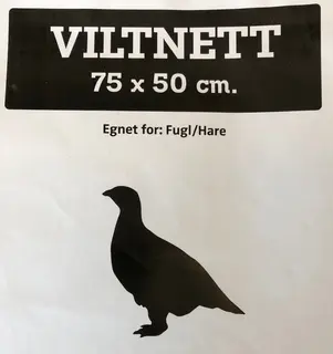 Viltnett 75x50cm for Fugl/Hare