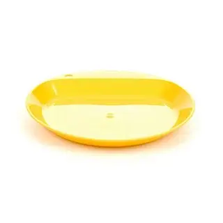 Turtallerken flat Yellow 