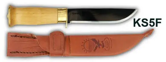Samekniv 5" 130mm m/Fingervern 