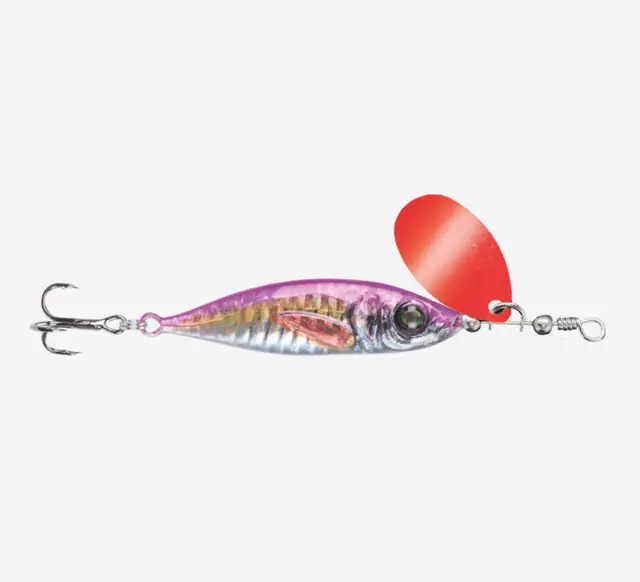 Søvik Spinnsilda Fluo Rød/Rosa/ Sølv/Holo 