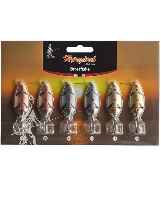 Hørgård Ørretfiske 6 pk Sluksett 12 gr 