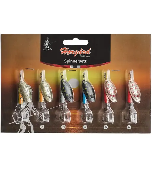 Hørgård Spinnersett 6 pk Spinnersett 7 gr 
