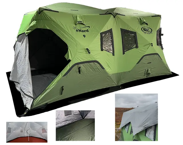 #Nord 9 25 Modell pakke Gulv, innertelt & regntrekk 
