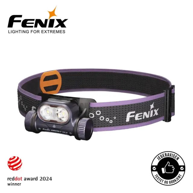 FENIX HM65R-T v2 HODELYKT 1600LM LILLA 