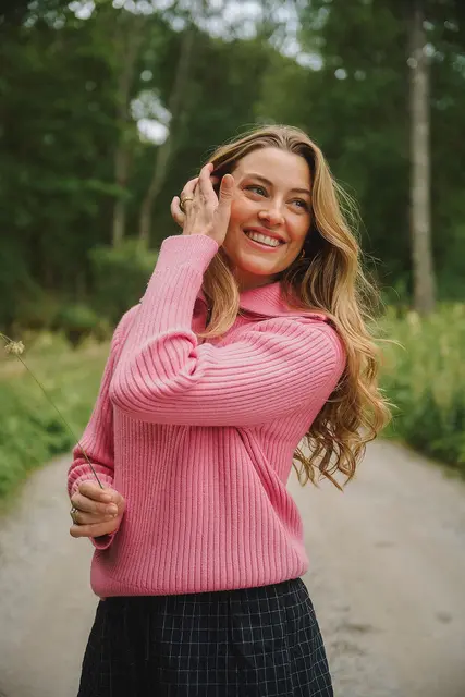 Mode Rib HZ Knit Rosa S 