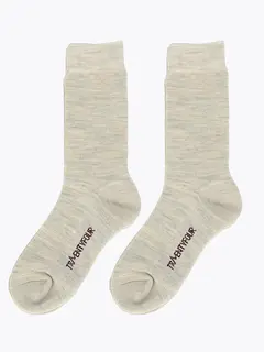 Aurora Varm Gr&#229; 2pk Ullsokk