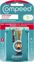 Compeed Gnags&#229;rplaster sport For h&#230;l - ekstra beskytelse - 5stk