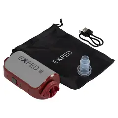 Exped Mega Pump granite / burgundy