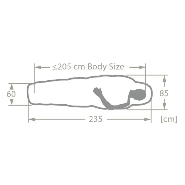 Sioux 800 II XL synthetic fibre sleeping bag from Vaude 