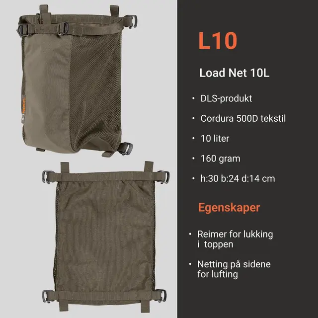 Vorn Load net 10L Rypenett 
