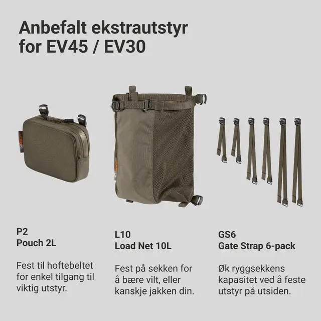 Vorn Jaktsekk EV45 