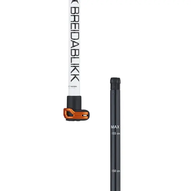 Åsnes Breidablikk BC 2-section Alloy Alloy Pole(teleskop) 
