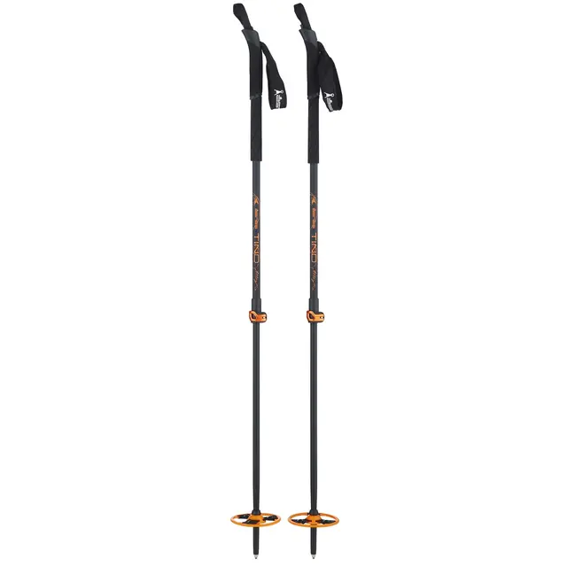 Tind 2-Section Alloy Pole Lett og solid aluminiums stav for fjelle 